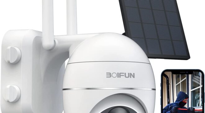 BOIFUN ZS-GX1S Testbericht: 2K PTZ Überwachungskamera IP65 mit Akku, Solarpanel, Wi-Fi und Farbnachtsicht